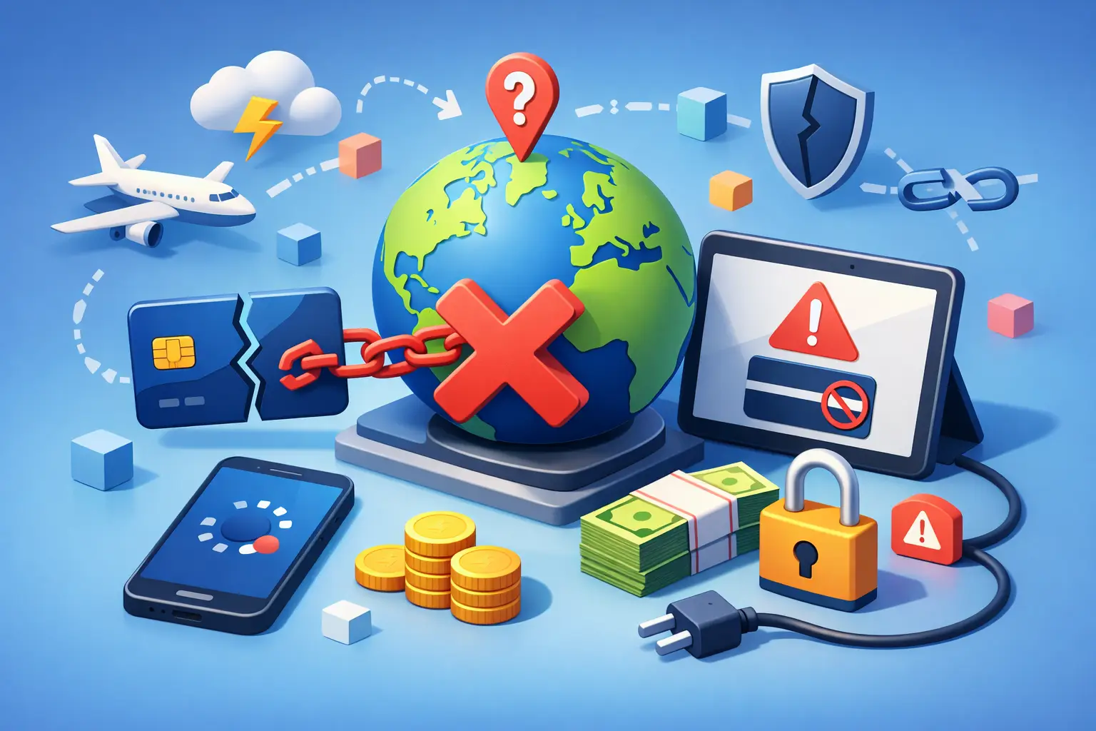 Porque falham pagamentos internacionais online