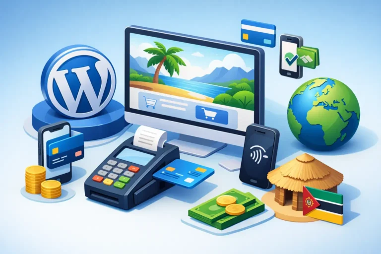 WordPress em Moçambique a receber pagamentos