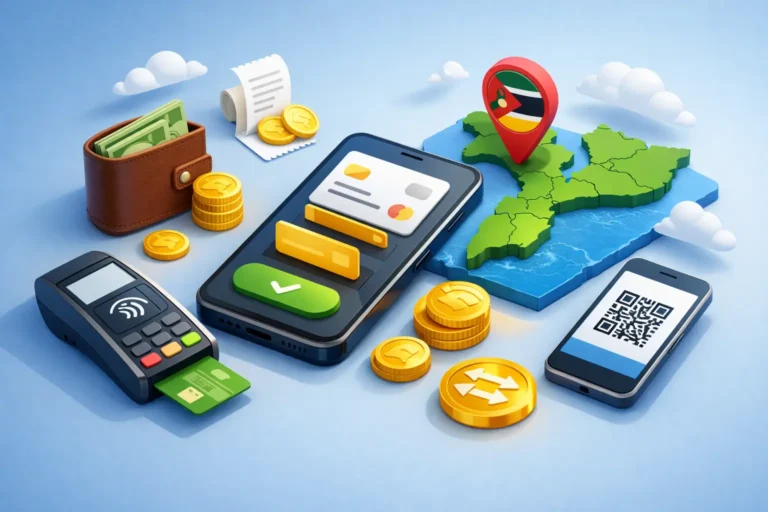 Integrar pagamentos na app em Moçambique