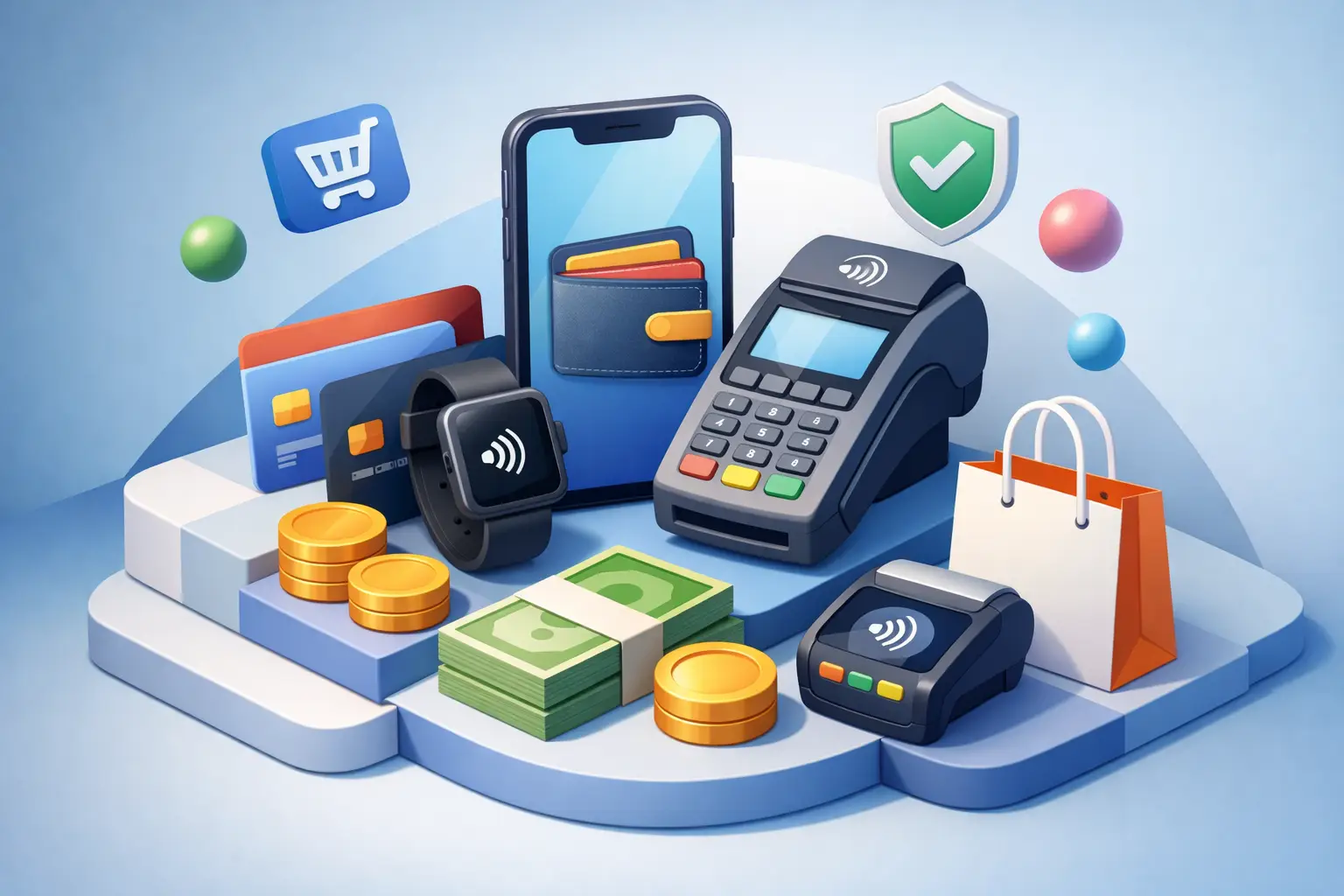 Benefícios de múltiplos meios de pagamento